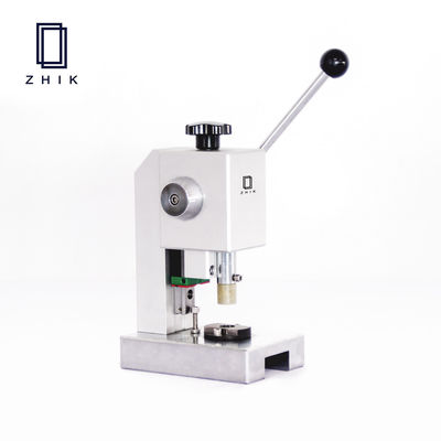 0.01mm Precision Disc Punching Machine , Coin Cell Disc Cutter With Standard