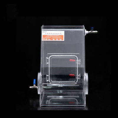 Benchtop Transparent Plexiglass Box With Gloves Vacuum For Lab Research