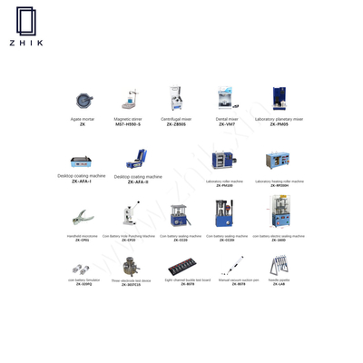 Linha de produção da bateria de lítio do laboratório para o certificado do ISO do CE da pilha da moeda